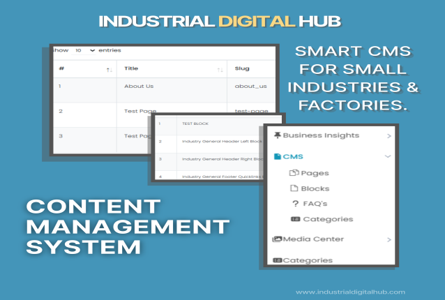 Industrial Digital Hub: Content Management System